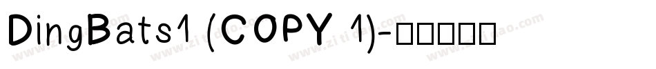 DingBats1 (COPY 1)字体转换
